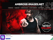 Tablet Screenshot of ambrose-images.net